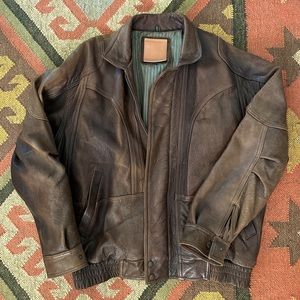 Vintage Pour Le Sport Leather Jacket
